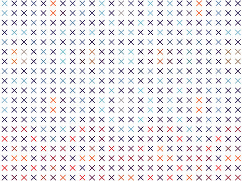 Cross stitching seamless geometric pattern background