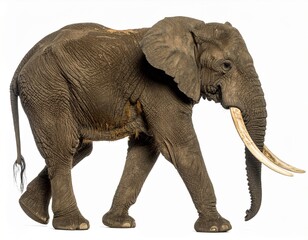 Fototapeta premium AI created photo with African elephant