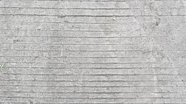 Rough Concrete Road Surface with Linear Grooves