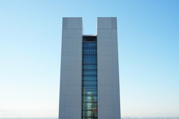 Obraz premium Split tower skyscraper office building architecture clear sky daylight