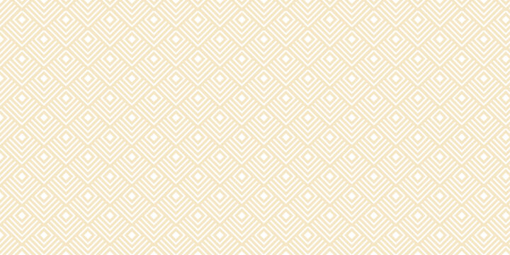 seamless pattern with square brown overlap swirl fabric vector overlapping ornament textile background.