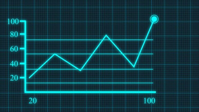 graph chart up down business statistics report