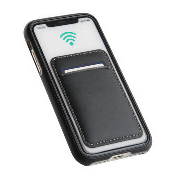 Compact portable card reader attached to a smartphone for mobile payments
