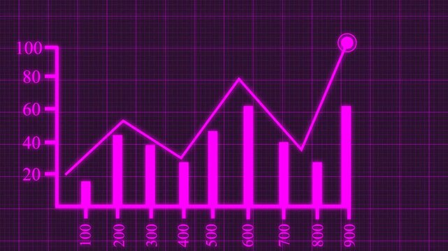 graph chart up down business statistics
