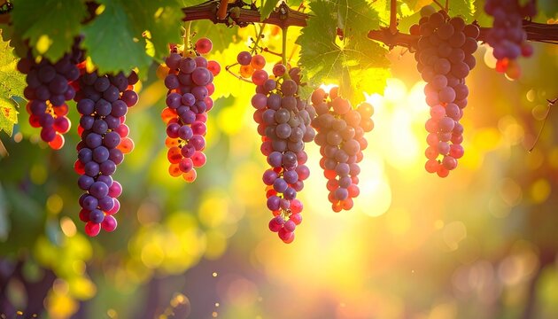 Grapes sunlight