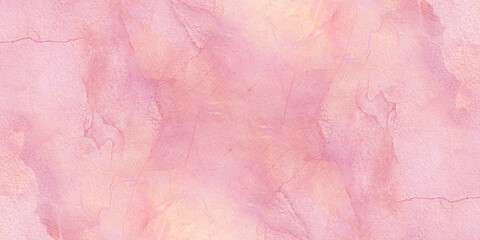 Fototapeta premium Abstract pink watercolor paint on crumpled paper texture creates a grunge rose pattern for a Valentine backdrop design