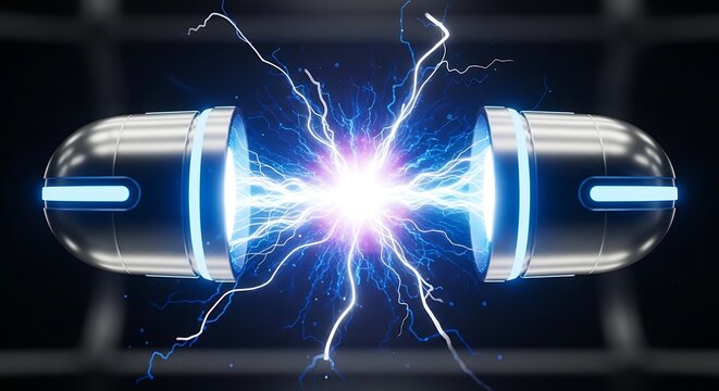 Electricity plasma arc lamp technology.