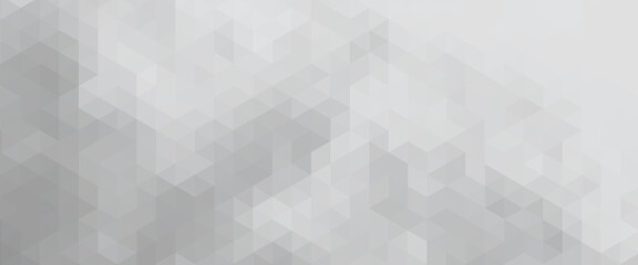 Obraz premium Abstract white background with silver effect. Light gray colour texture. Grey blue modern pattern. Gradient textur. Triangle patern. Triangular backdrop. Design bg business print