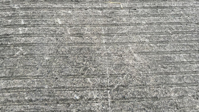 Rough Gray Concrete Texture with Parallel Lines
