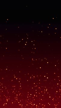 abstract golden shiny glitter dust and light flare animation,christmas and new year shiny and shimmering luxury vertical social media motion background