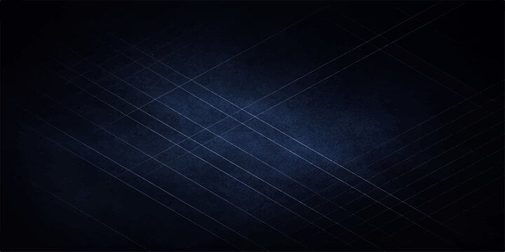 A dark blue abstract background featuring a digital grid pattern and fractal wave lines creates a high-tech composition perfect for science and virtual reality web design wallpaper