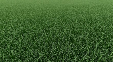 Obraz premium Lush green grass field a vibrant natural texture