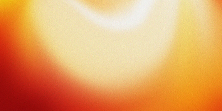 Vibrant orange gradient background with blurred white circle