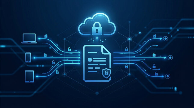 Cloud storage secure storage document encryption data transfer network cloud privacy protection