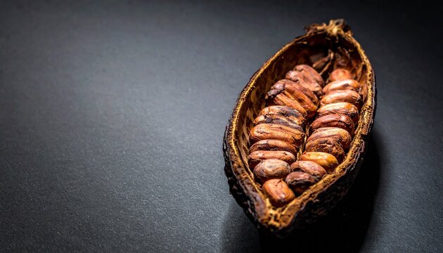 Cacao pod reveals chocolate&rsquo;s origin.