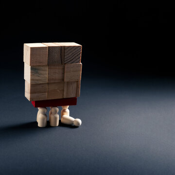 Team burnout under heavy workload with worker collapse and extreme business stress