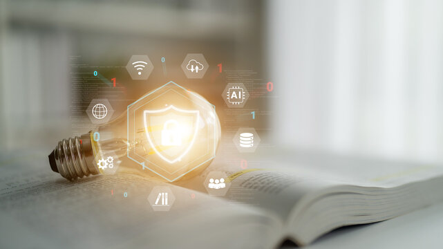 Cybersecurity protection secures network, prevents threats, and strengthens digital data security to ensure trusted system Parse