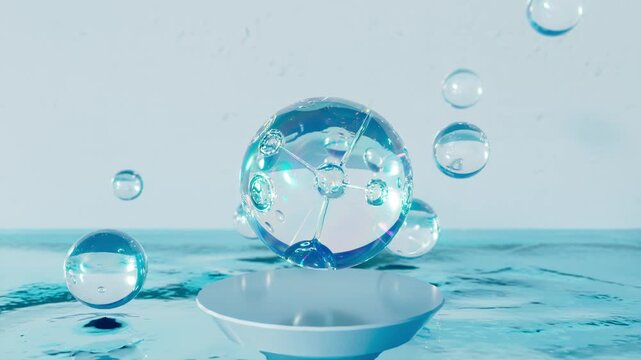 Cosmetics for skin care, cell repair, moisture replenishment and hydration, molecular essence
