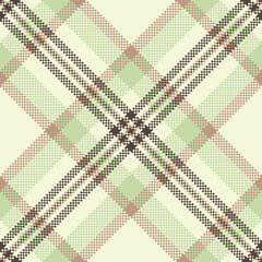 Book seamless vector tartan, repeat pattern textile plaid. Quality check texture background fabric in light and orange colors. © SolaruS
