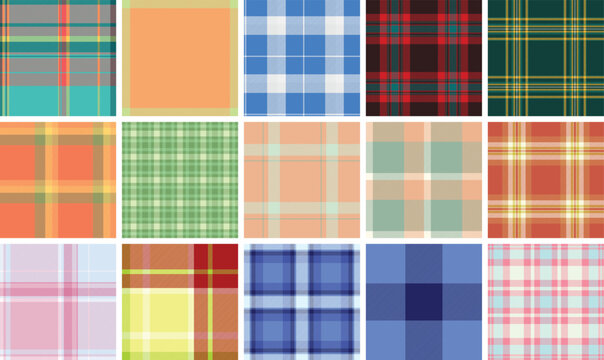 Plaid pack perfect for email templates. Seamless tartan backgrounds improve newsletter aesthetics and engagement.