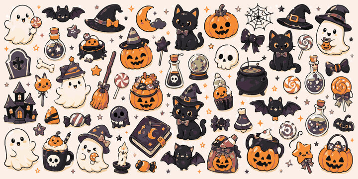 Halloween Kawaii Spooks Pack
