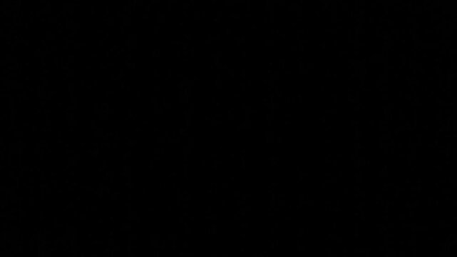 Intense orange flames ignite from the bottom edge growing rapidly into bright burning shapes then recede and fragment into smaller flickering tongues before fading into darkness on black background