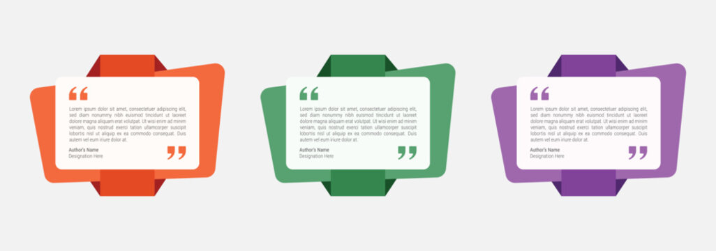 Modern testimonial quote box template for social media and customer reviews. Editable vector design. Communication or suggestion testimonial in chat bubble design. Bubble testimonial banner, quote.