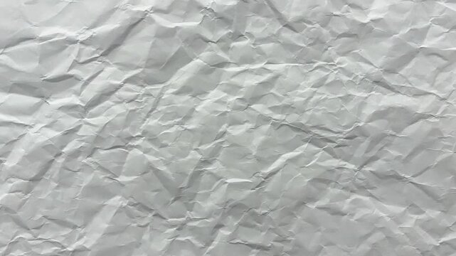 White crumpled paper reveal transition animation with open and close page curl effect from all corners on green screen. 4K animated paper transition for background, opener, and motion graphics.