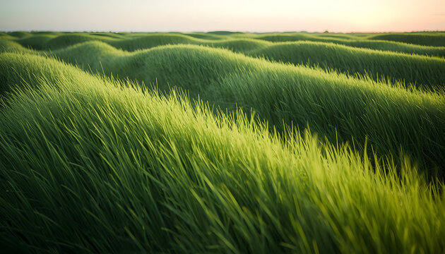 Velvet Grass Texture Landscape Background
