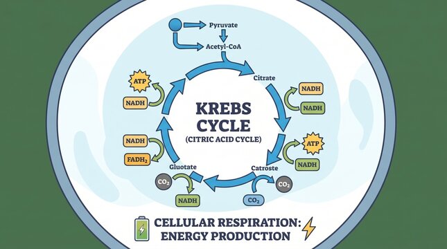 Understanding the Krebs Cycle: A Detailed Overview of the Citric Acid Cycle and Its Role in Cellular Respiration and Energy Production