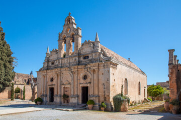 Naklejka premium Arkadi Monastery Rethymno Crete (Kreta) Greece