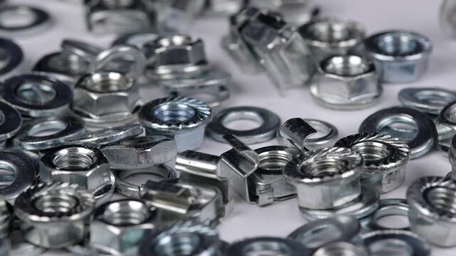 nuts and washers for grounding electrical structures. 