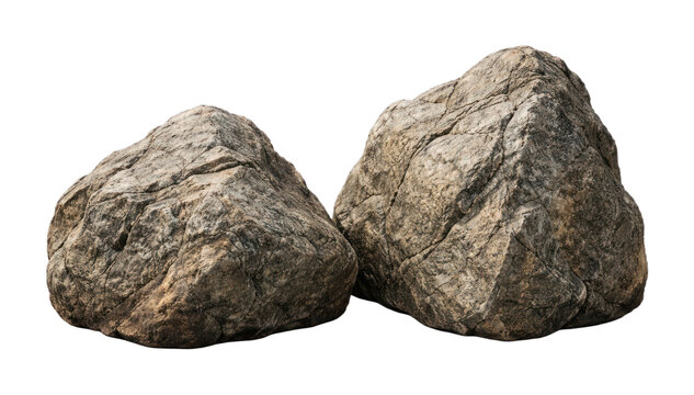 PNG Natural textured rocks duo