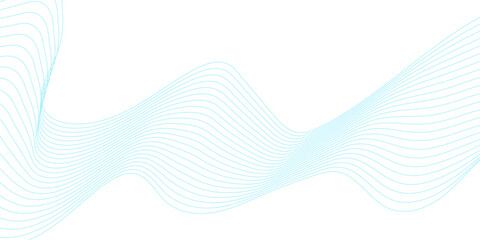 Abstract futuristic technology wave glowing lines background Frequency sound wave technology. Line Wave Composition with Abstract Flowing Movement. Smooth element swoosh speed wave modern stream © JERRY