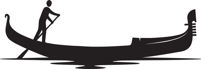 Italy Venice Gondola Boat Silhouettes Low Competition © Amimulislam