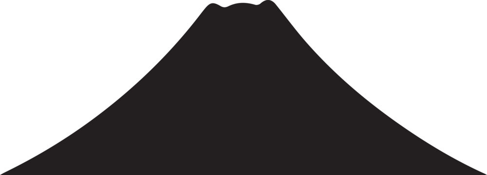 Japan Mount Fuji Volcano Silhouettes Low Competition