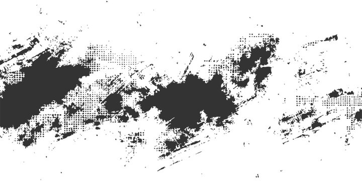 abstract dark ink blotch art with textured imperfections and nuanced detail, ideal for creative concepts.