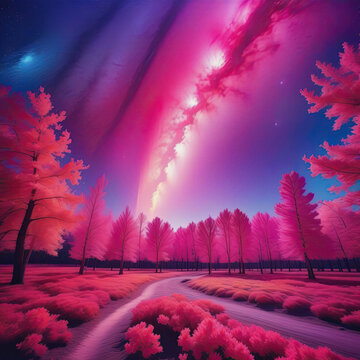 Otherworldly landscape