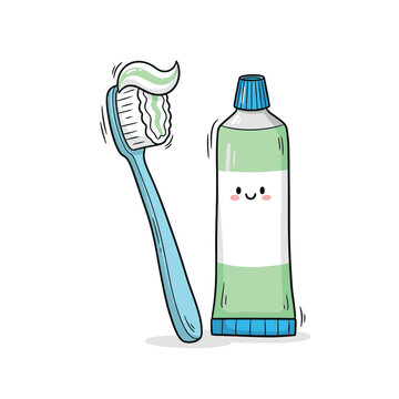 Toothbrush and toothpaste for oral care 2.