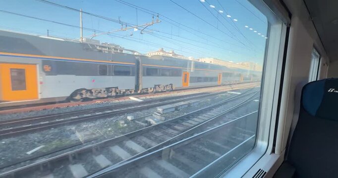 train ride in Italy 