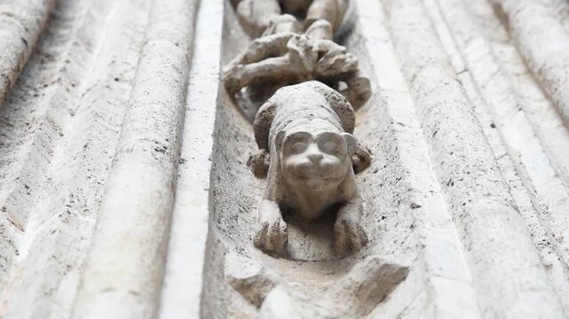 Historic Silk Exchange Valencia Spain &ndash; La Lonja Exterior with Gargoyles and Chimeras