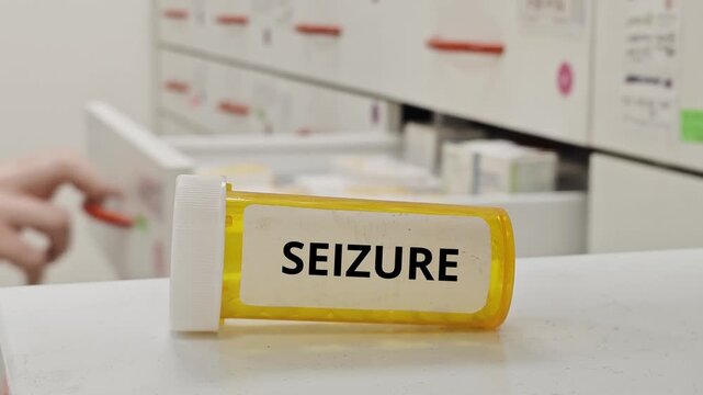 SEIZURE treatment tablets used to prevent abnormal electrical activity in the brain