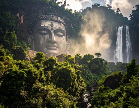 Unakoti Rock Cut Temples Tripura Massive Shiva Carvings Jungle Hills Ancient Heritage Spiritual Site