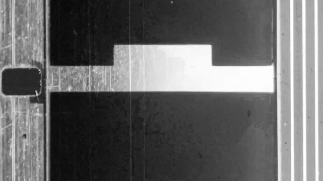 Vintage Cinema Leader Countdown 16mm Film Texture. High quality 4k footage