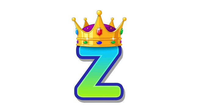 A colorful crowned letter Z icon.