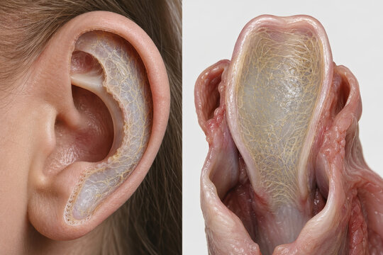 Elastic Cartilage in Auricle and Epiglottis Anatomy