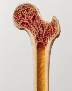 Red Marrow and Yellow Marrow Distribution in Long Bone