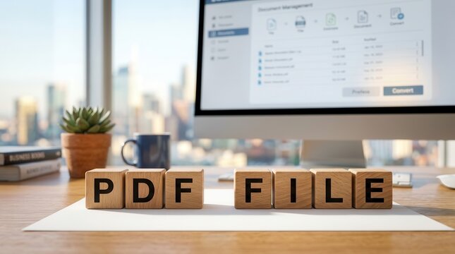 Portable document format use for records, reports, and archive access in digital business.