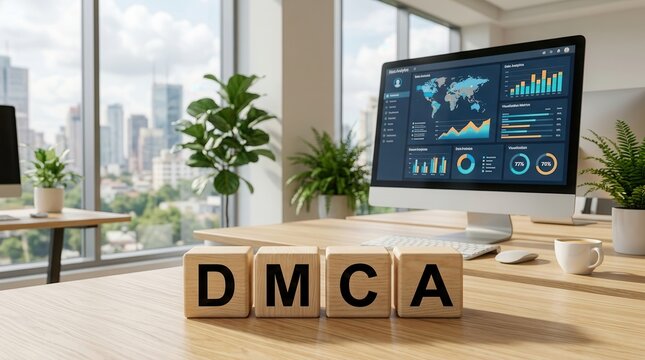 Managing copyright infringement claims and takedown notices via digital dashboard