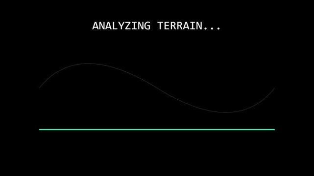 Digital terrain animation interface